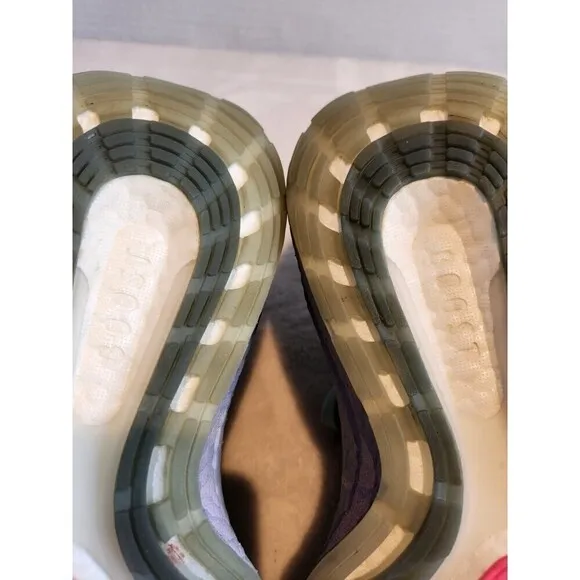 ADIDAS Original UltraBoost 21 in Hazy Green, 7.5