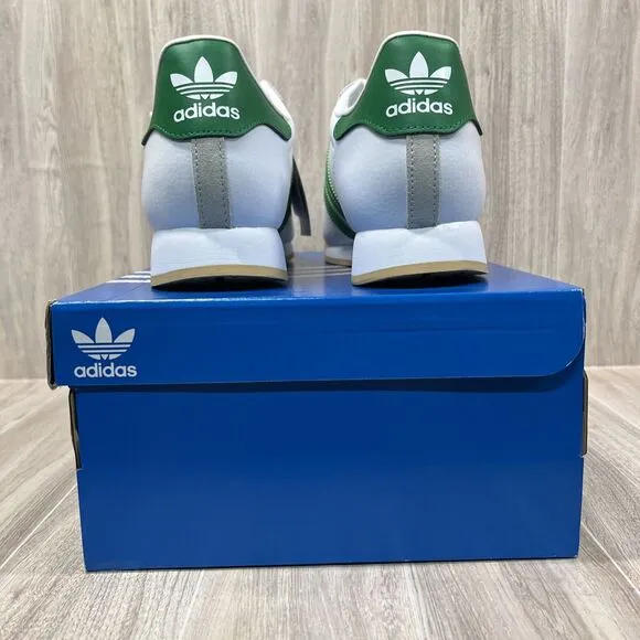 Adidas Originals Samoa Cloud White Green Gum Casual Shoes JH9078 Men's size 9.5