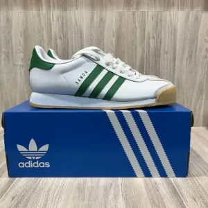 Adidas Originals Samoa Cloud White Green Gum Casual Shoes JH9078 Men's size 9.5