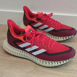 Adidas Red Running Shoes Men's Size 12