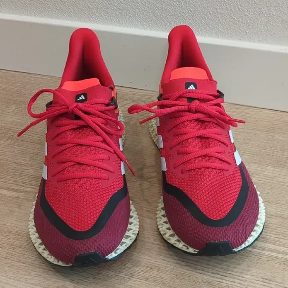 Adidas Red Running Shoes Men's Size 12