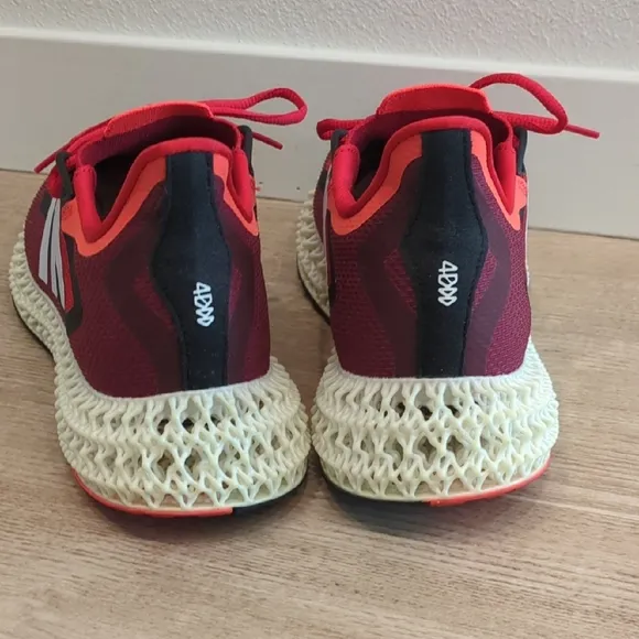 Adidas Red Running Shoes Men's Size 12