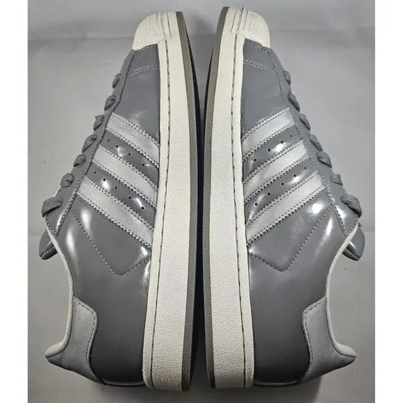 Adidas Superstar Original- Grey W/ White Size 8,5
