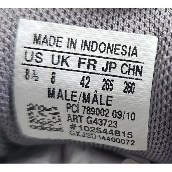 Adidas Superstar Original- Grey W/ White Size 8,5