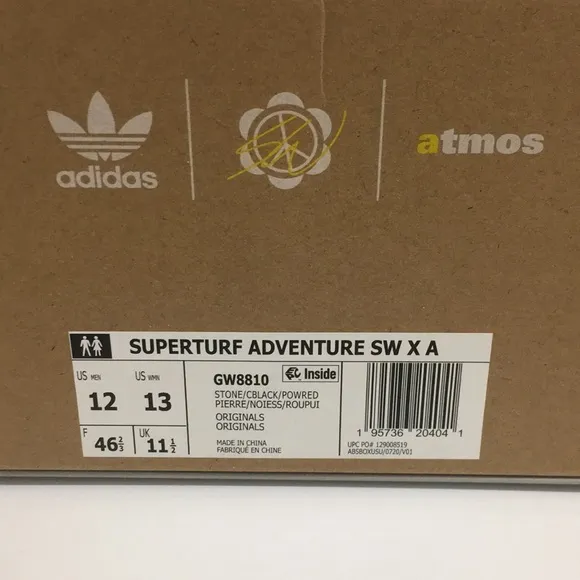 Adidas SUPERTURF Adventure x Sean WOTHERSPOON x ATMOS shoes, sneakers originals