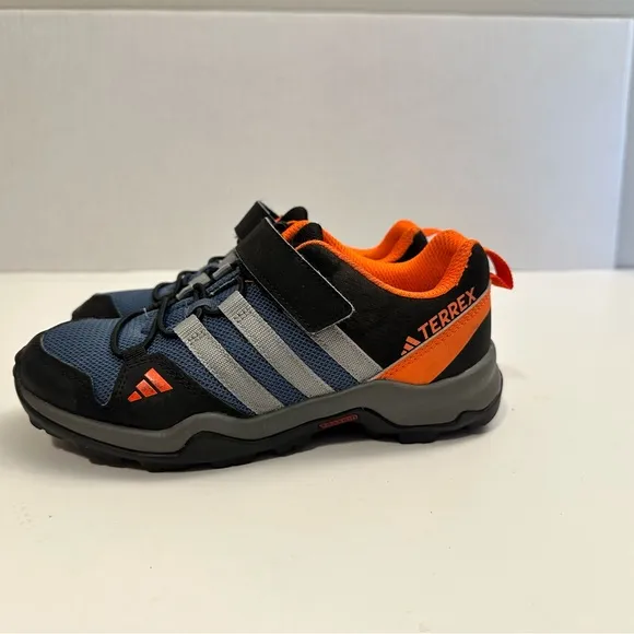 Adidas Terrex AX2R K Hiking Shoes - Black/Orange size 13.5K