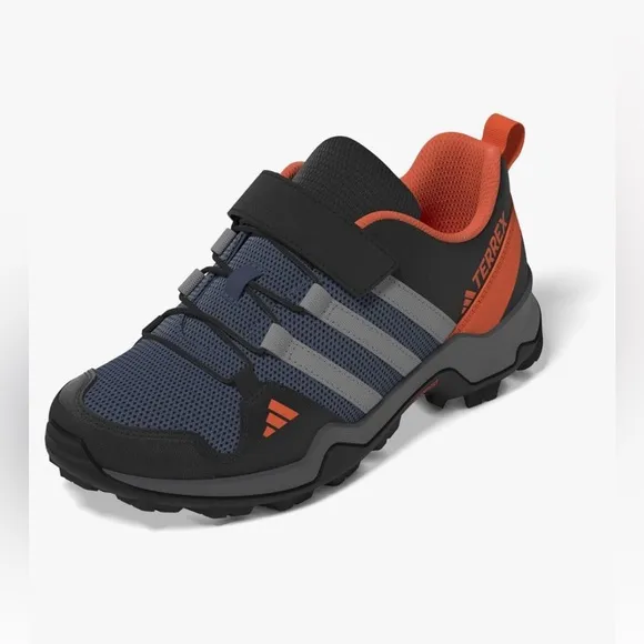 Adidas Terrex AX2R K Hiking Shoes - Black/Orange size 13.5K