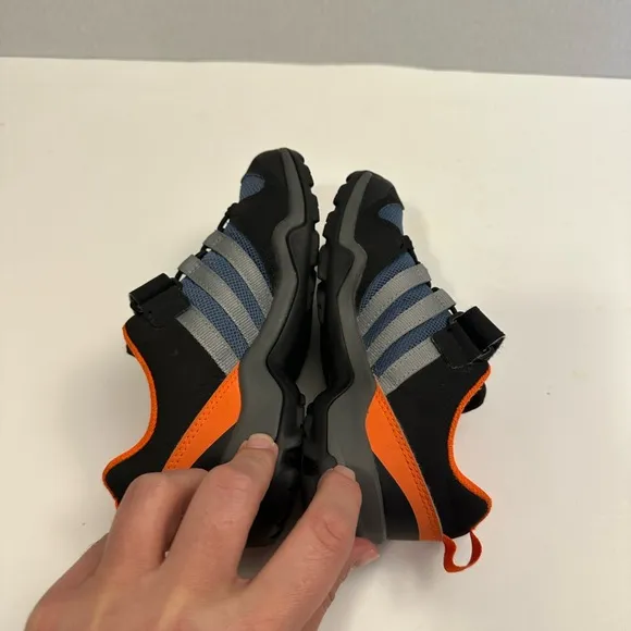 Adidas Terrex AX2R K Hiking Shoes - Black/Orange size 13.5K
