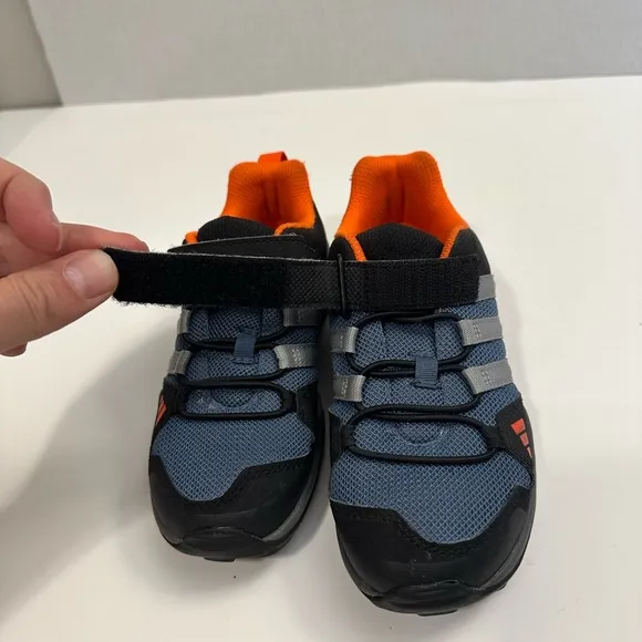 Adidas Terrex AX2R K Hiking Shoes - Black/Orange size 13.5K