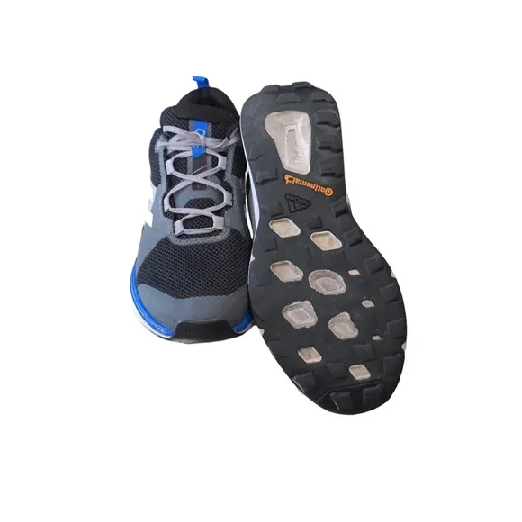 Adidas Terrex Grey Black Comfort Sneakers Shoes 9.5