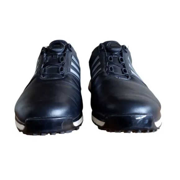 Adidas Tour 360 XT Core Men’s Black Leather Golf Shoes BB7925 Size 11.5 Tour 360