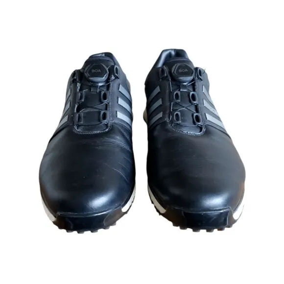 Adidas Tour 360 XT Core Men’s Black Leather Golf Shoes BB7925 Size 11.5 Tour 360