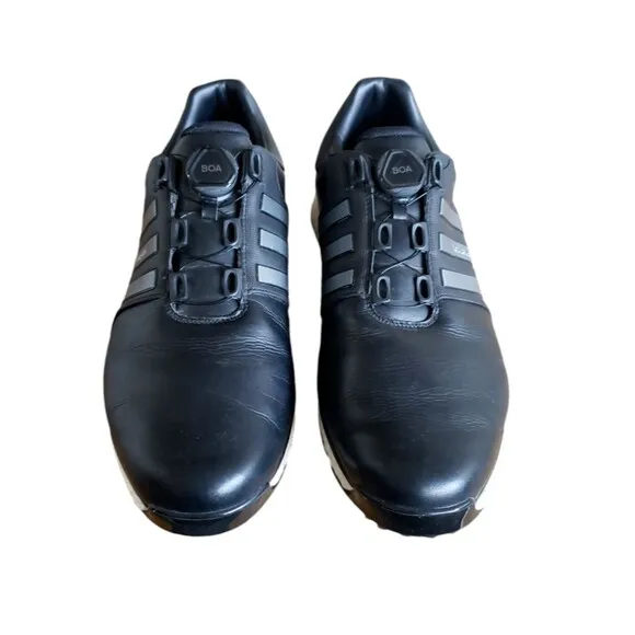 Adidas Tour 360 XT Core Men’s Black Leather Golf Shoes BB7925 Size 11.5 Tour 360