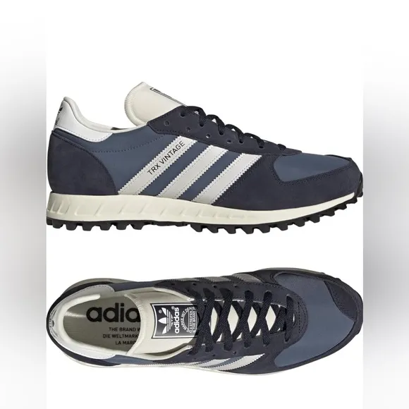 Adidas TRX Vintage Navy Blue White Black GX4579 Men's Navy and White Sneakers