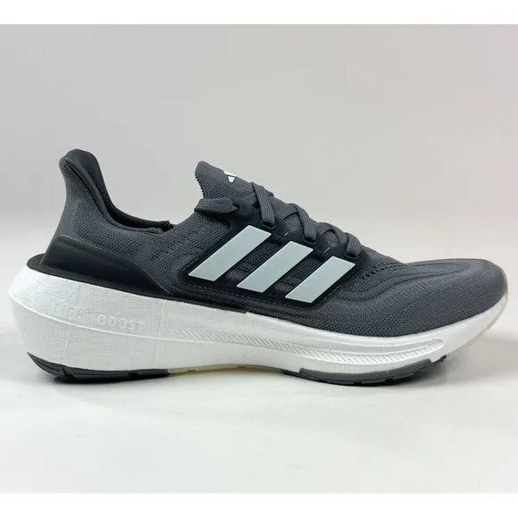Adidas UltraBoost Light Gray Low Top Running Shoes Sneakers Boost Comfort IE1770
