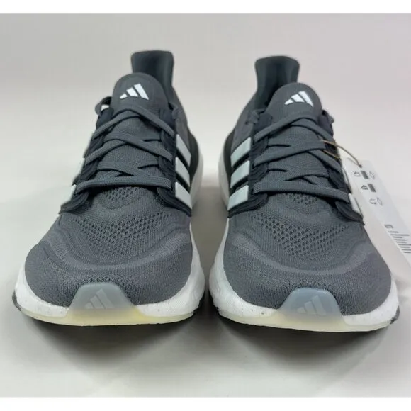 Adidas UltraBoost Light Gray Low Top Running Shoes Sneakers Boost Comfort IE1770