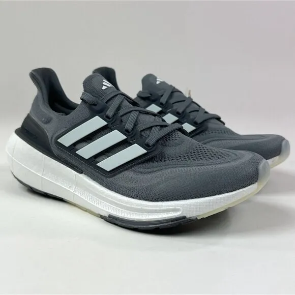 Adidas UltraBoost Light Gray Low Top Running Shoes Sneakers Boost Comfort IE1770