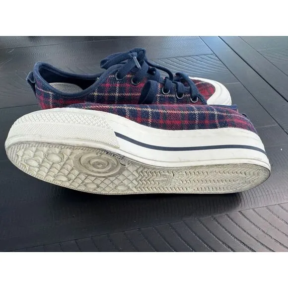 adidas Womens Nizza Rf Platform Sneakers Shoes Casual - Red