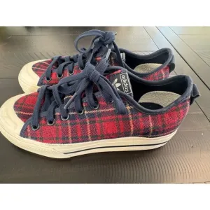 adidas Womens Nizza Rf Platform Sneakers Shoes Casual - Red