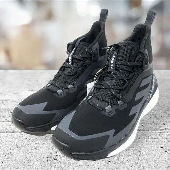 Adidas Women's Terrex Free Hiker 2 Gore-Tex‎ Size 8.5 Black White Gray- HP7492
