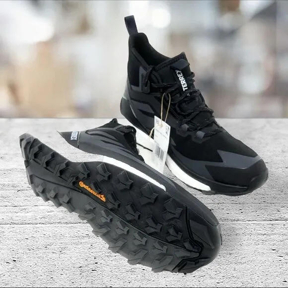 Adidas Women's Terrex Free Hiker 2 Gore-Tex‎ Size 8.5 Black White Gray- HP7492
