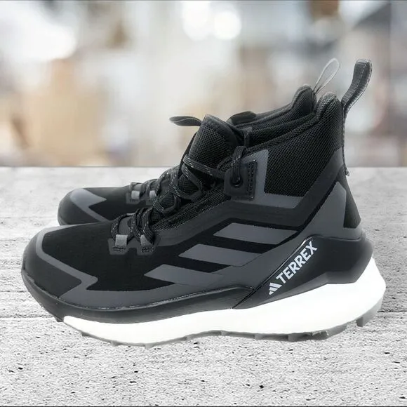 Adidas Women's Terrex Free Hiker 2 Gore-Tex‎ Size 8.5 Black White Gray- HP7492