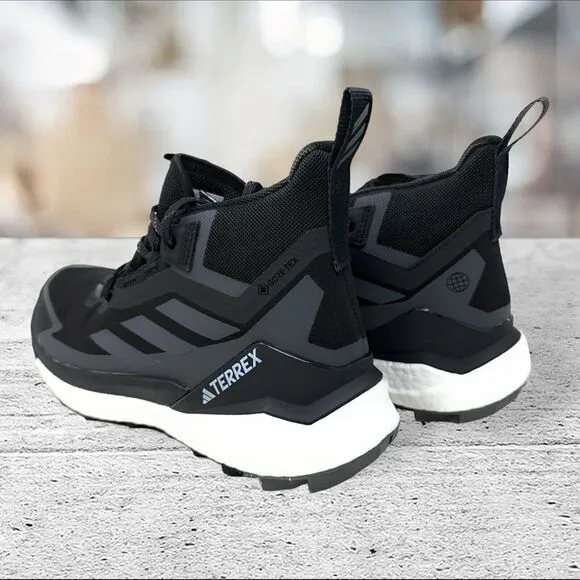 Adidas Women's Terrex Free Hiker 2 Gore-Tex‎ Size 8.5 Black White Gray- HP7492