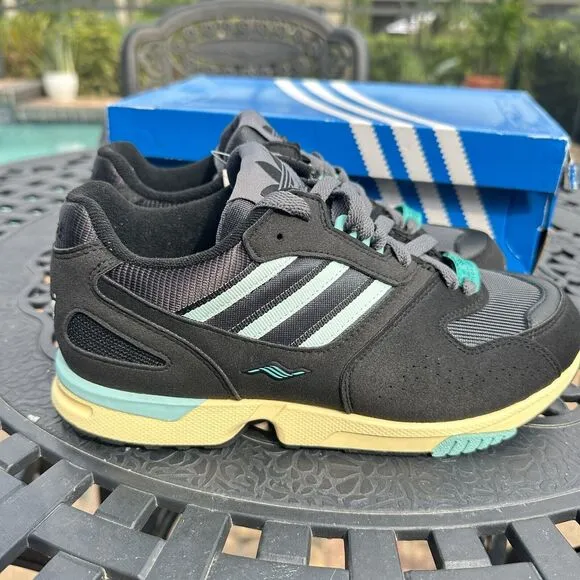 Adidas ZX 4000 Black Ice Mint Men's Athletic Shoes EE4763 Size 6