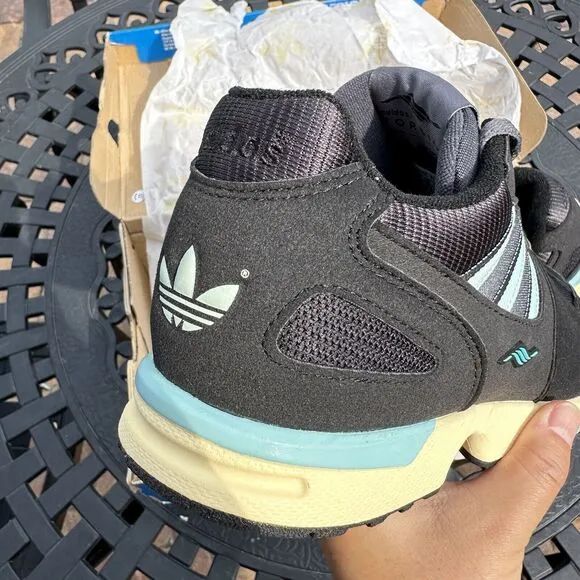 Adidas ZX 4000 Black Ice Mint Men's Athletic Shoes EE4763 Size 6