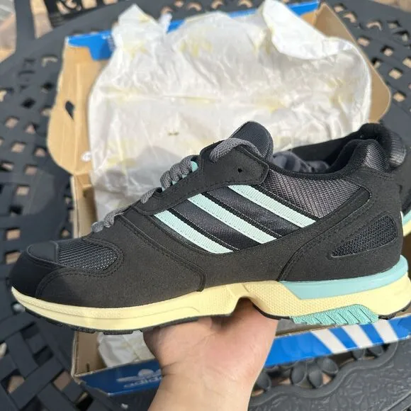 Adidas ZX 4000 Black Ice Mint Men's Athletic Shoes EE4763 Size 6