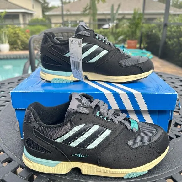 Adidas ZX 4000 Black Ice Mint Men's Athletic Shoes EE4763 Size 6