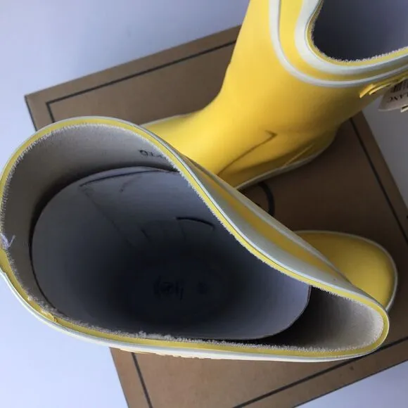 Aigle Lolly Pop Yellow Jaune Blank US Size 13