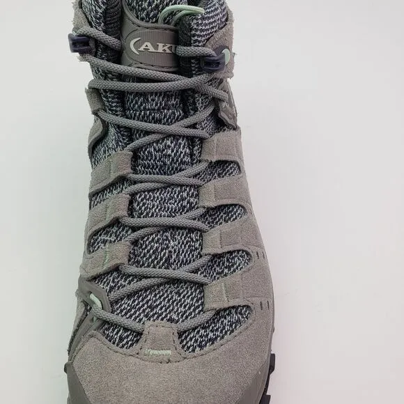AKU Alterra Lite Mid GTX Womens Sz 6.5 Mens Sz 5 Gray Suede Outdoors Hiking Shoe