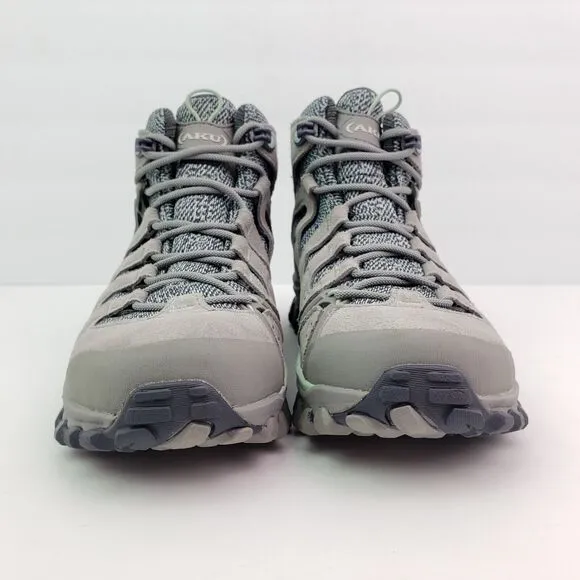 AKU Alterra Lite Mid GTX Womens Sz 6.5 Mens Sz 5 Gray Suede Outdoors Hiking Shoe