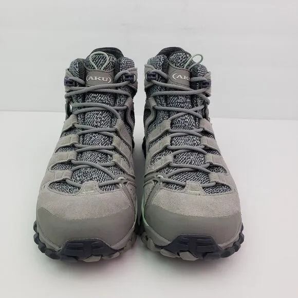 AKU Alterra Lite Mid GTX Womens Sz 6.5 Mens Sz 5 Gray Suede Outdoors Hiking Shoe