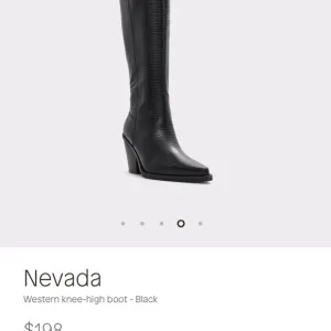 Aldo Black Over the Knee Boots Elegant Design