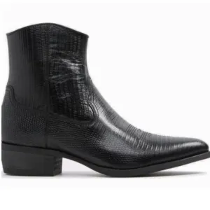 Aldo Men's Uliredien Western Leather Boots in Black 8