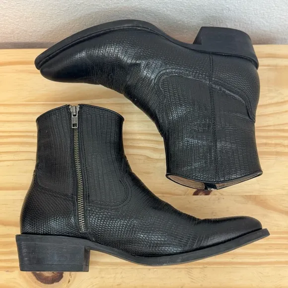 Aldo Men's Uliredien Western Leather Boots in Black 8