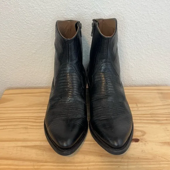 Aldo Men's Uliredien Western Leather Boots in Black 8