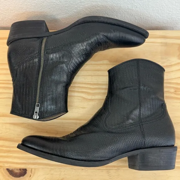 Aldo Men's Uliredien Western Leather Boots in Black 8
