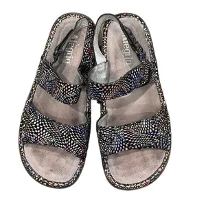 Alegria Verona Black Viewmaster Sandals Size 39 Euro 9 US