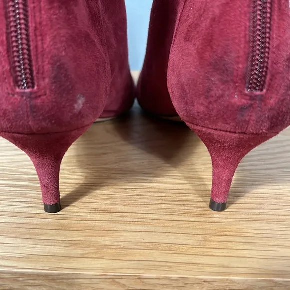 Alexandre Birman Kittie Suede Leather Ankle Boots Women's Size 36.5