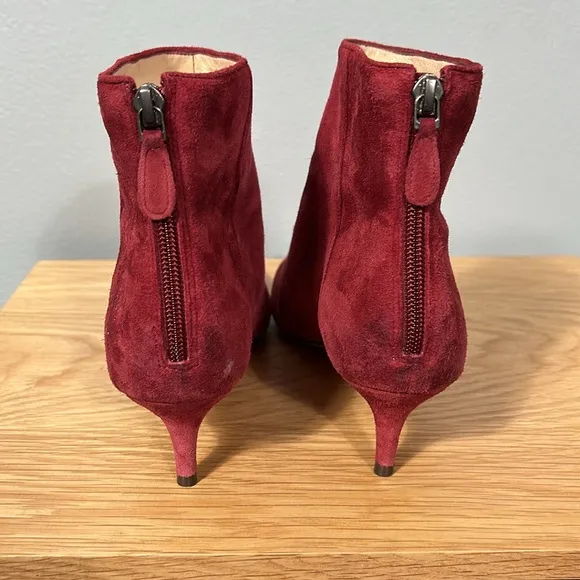 Alexandre Birman Kittie Suede Leather Ankle Boots Women's Size 36.5