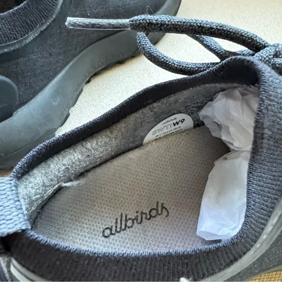 Allbirds Black Athletic Shoes with Knit Upper