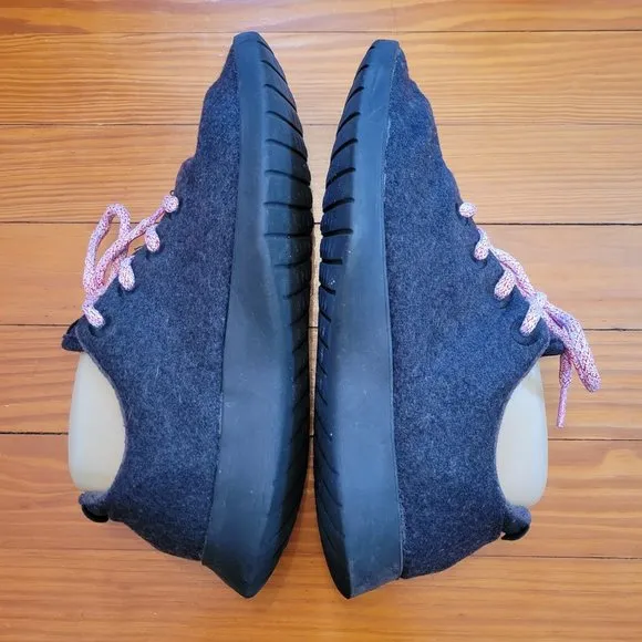 Allbirds W9 Gray Merino WOOL RUNNERS Lace Up Comfort Shoes Sneakers