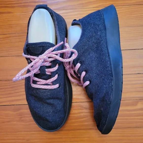 Allbirds W9 Gray Merino WOOL RUNNERS Lace Up Comfort Shoes Sneakers