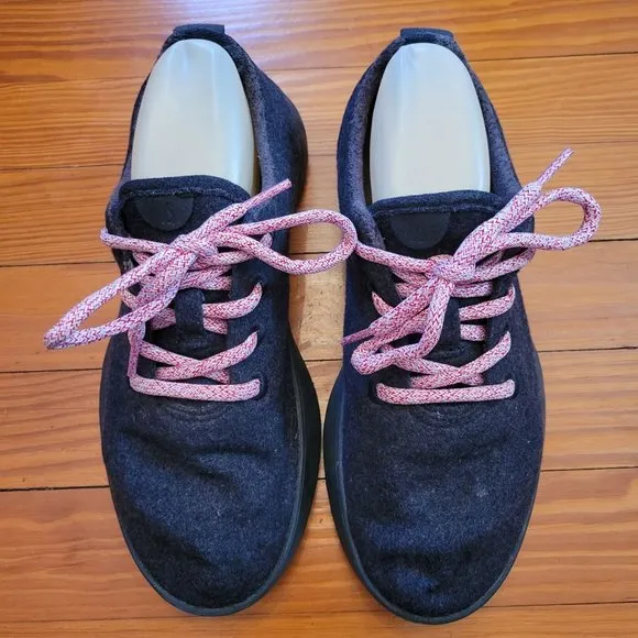 Allbirds W9 Gray Merino WOOL RUNNERS Lace Up Comfort Shoes Sneakers