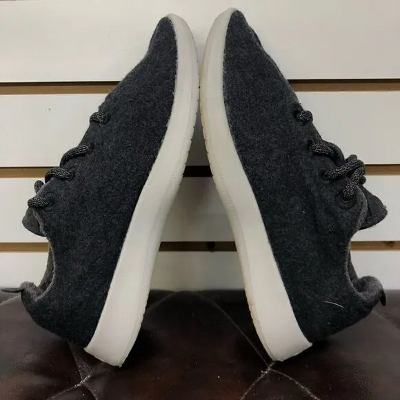 Allbirds Women's Wool Runners Charcoal Gray Comfort Shoes Size 8 Merino Wool