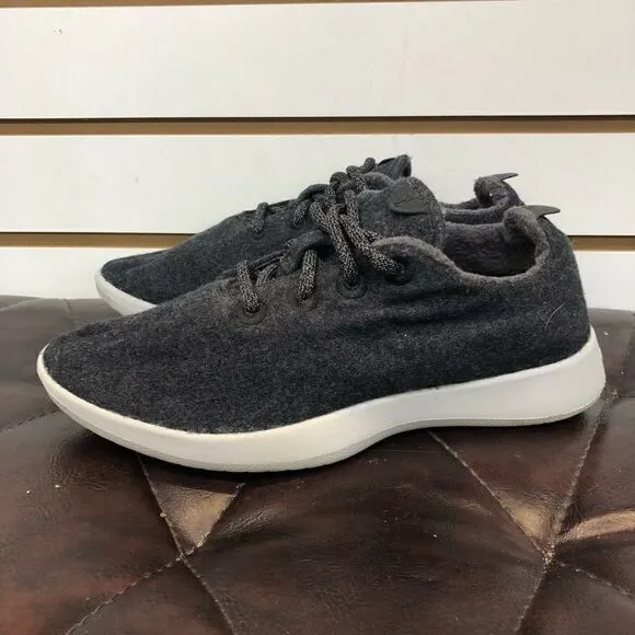 Allbirds Women's Wool Runners Charcoal Gray Comfort Shoes Size 8 Merino Wool