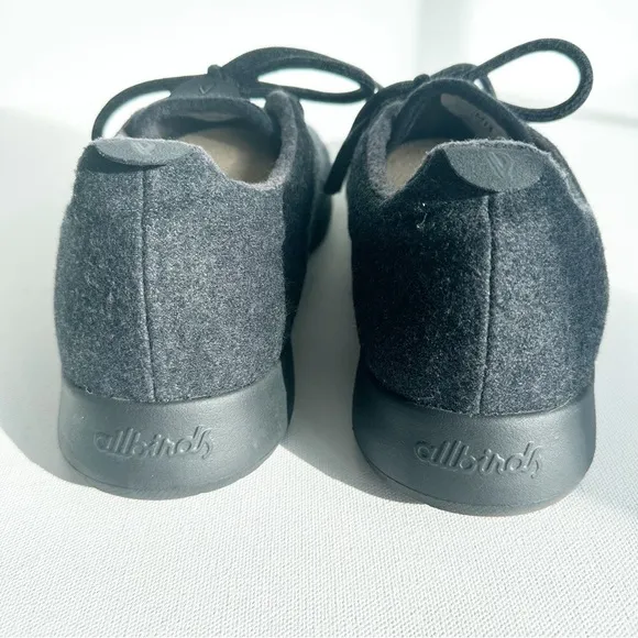 Allbirds Wool Runners Dark Grey  Black Comfort Shoes Mens Size 13